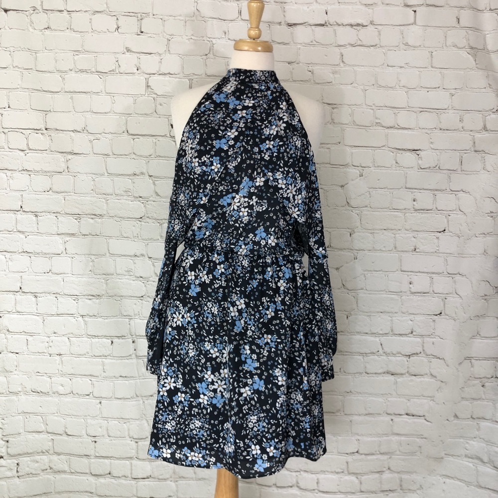 Parker Cold Shoulder Floral Dress Medium NWT